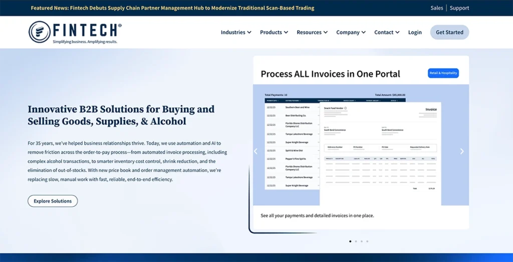 Fintech B2B AP & AR Automation